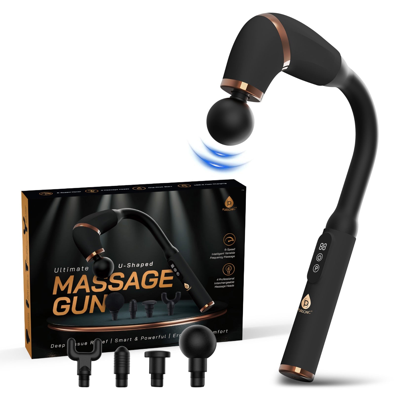 U-Shaped Neck & Shoulder Massage Gun