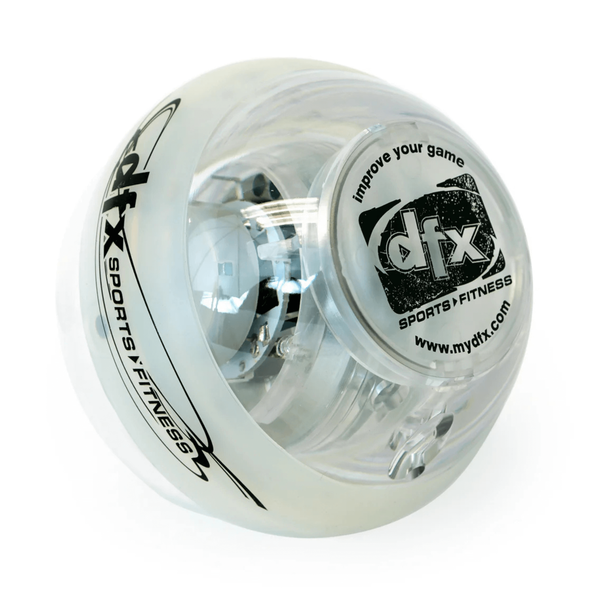 DFX Powerball Platinum — LED Gyroscopic Grip & Forearm Trainer