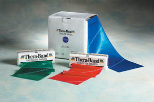TheraBand Light Resistance Band Set — Yellow, Red & Green