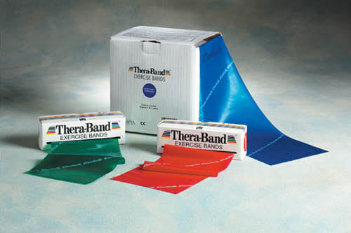 TheraBand Light Resistance Band Set — Yellow, Red & Green