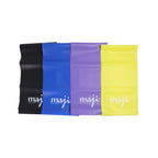 Maji Sports Flat Resistance Band 4-Pack — Variable Stretch Levels