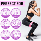 XGear Fitness Fabric Resistance Bands — Set of 3 for Glutes and Hips