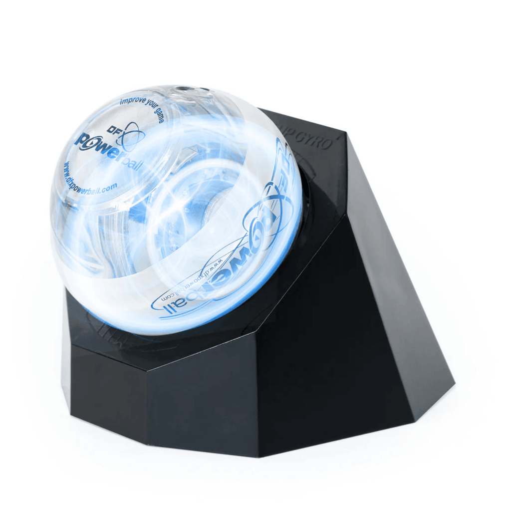 DFX Powerball Platinum with Powerdock — LED Gyroscopic Forearm Trainer