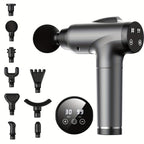Deep Tissue Percussion Massage Gun — 30 Speeds, 9 Attachments