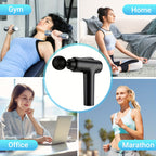 Deep Tissue Percussion Massage Gun — 30 Speeds, 9 Attachments