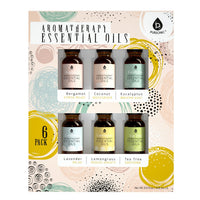6-Pack Aromatherapy Essential Oil Set
