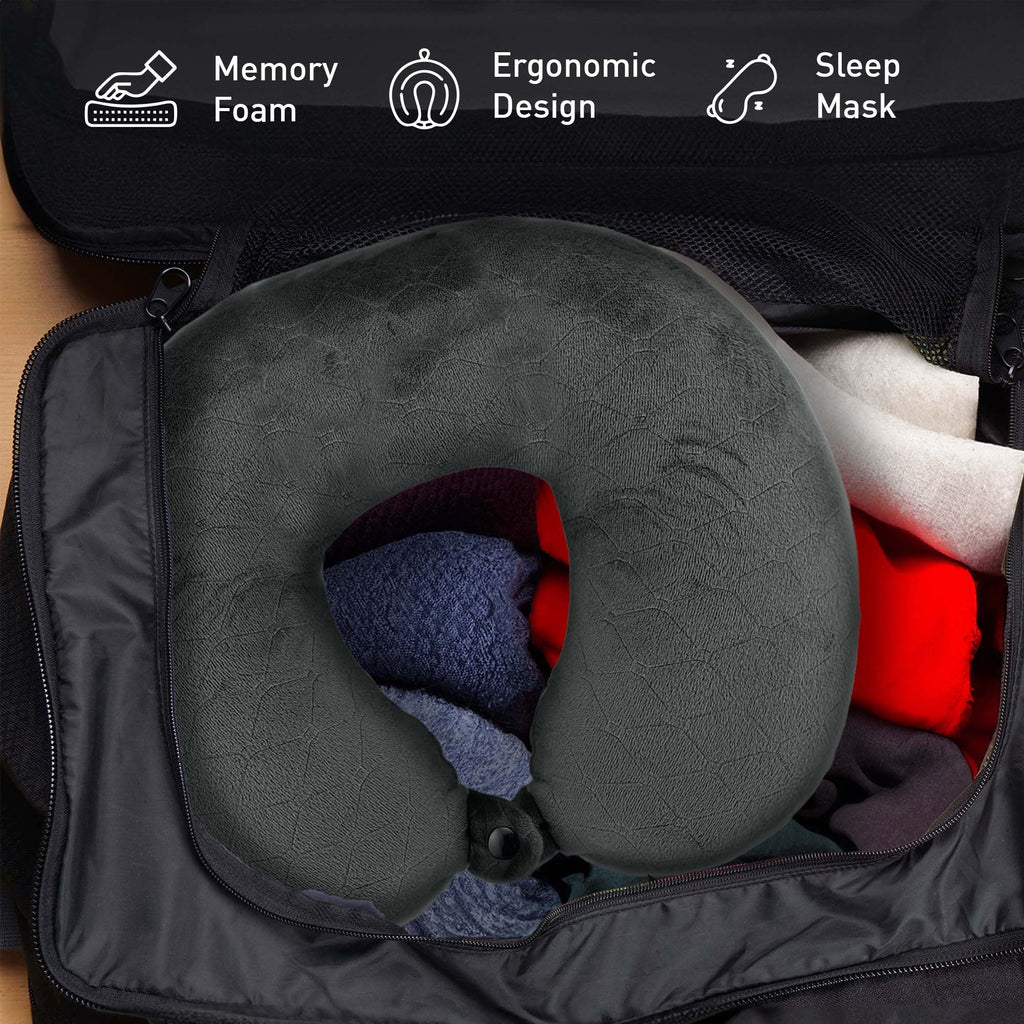 Sleep Serenity Set — Essential Oil Rollerballs, Lava Stone Bracelet & Travel Pillow