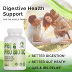 Probiotic and Prebiotic Tablet 60 Pcs Pack