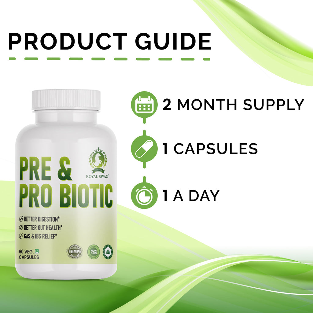 Probiotic and Prebiotic Tablet 60 Pcs Pack