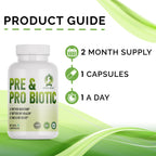 Probiotic and Prebiotic Tablet 60 Pcs Pack