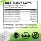 Probiotic and Prebiotic Tablet 60 Pcs Pack