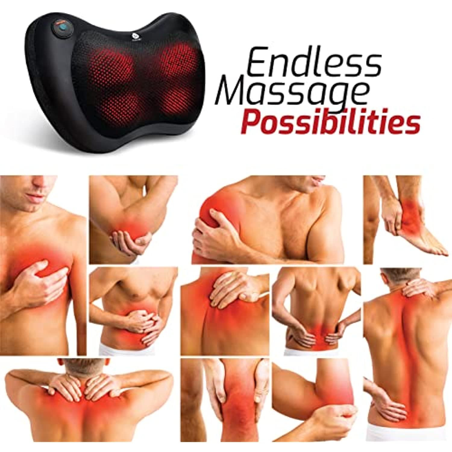 Ultimate Wellness Bundle: 14 Essential Oils, Shiatsu Massager & Percussion Massage Gun