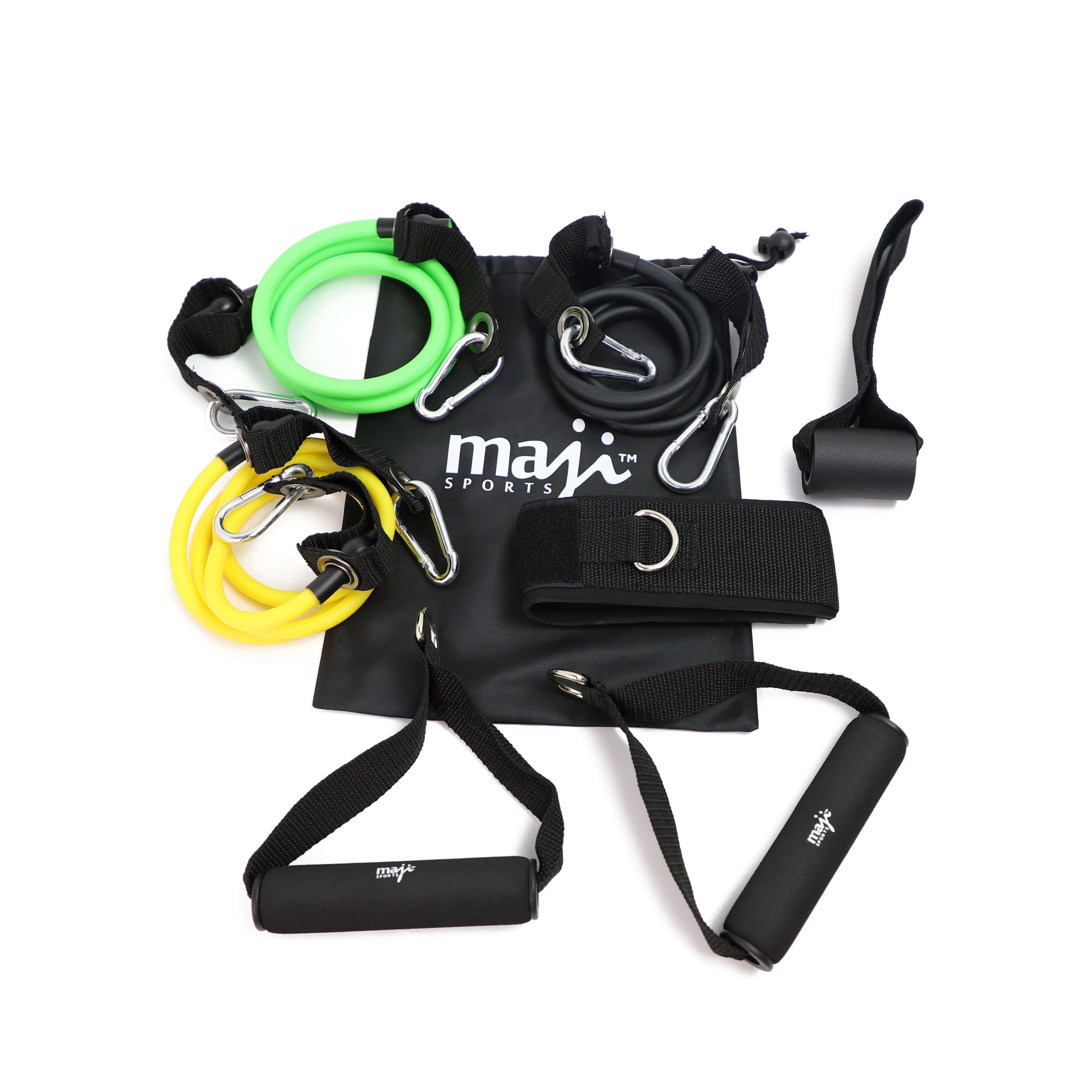 Maji Sports Full-Body Resistance Band Tube Kit with Handles