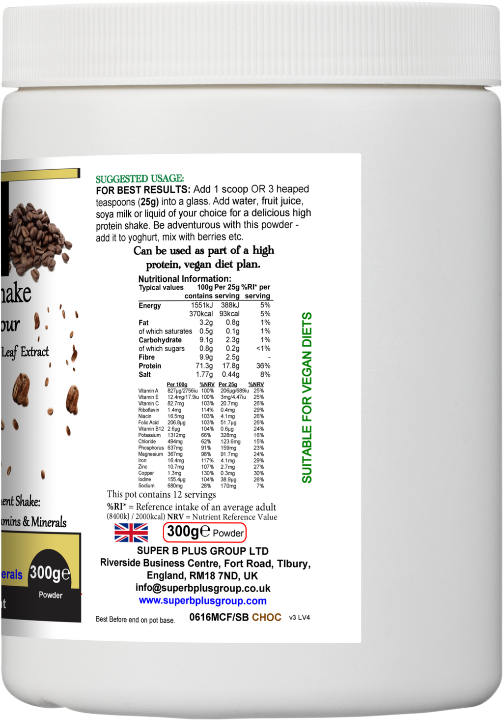 Super Meal Shake (Chocolate)