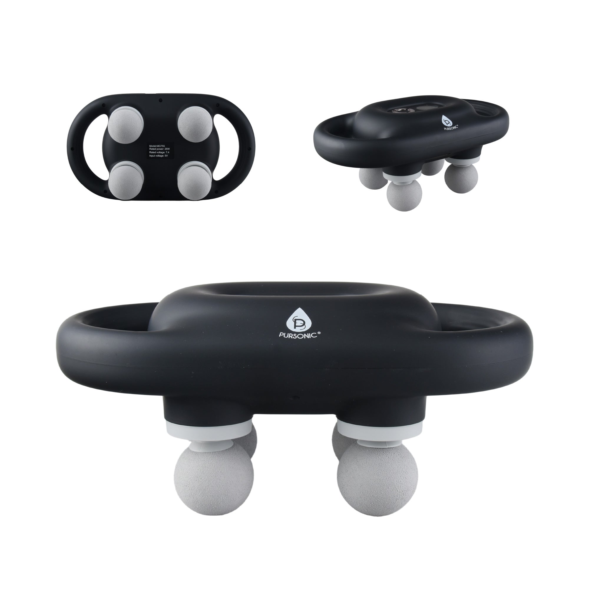 9-Speed Massage Gun & Portable Handheld Massager Bundle-3