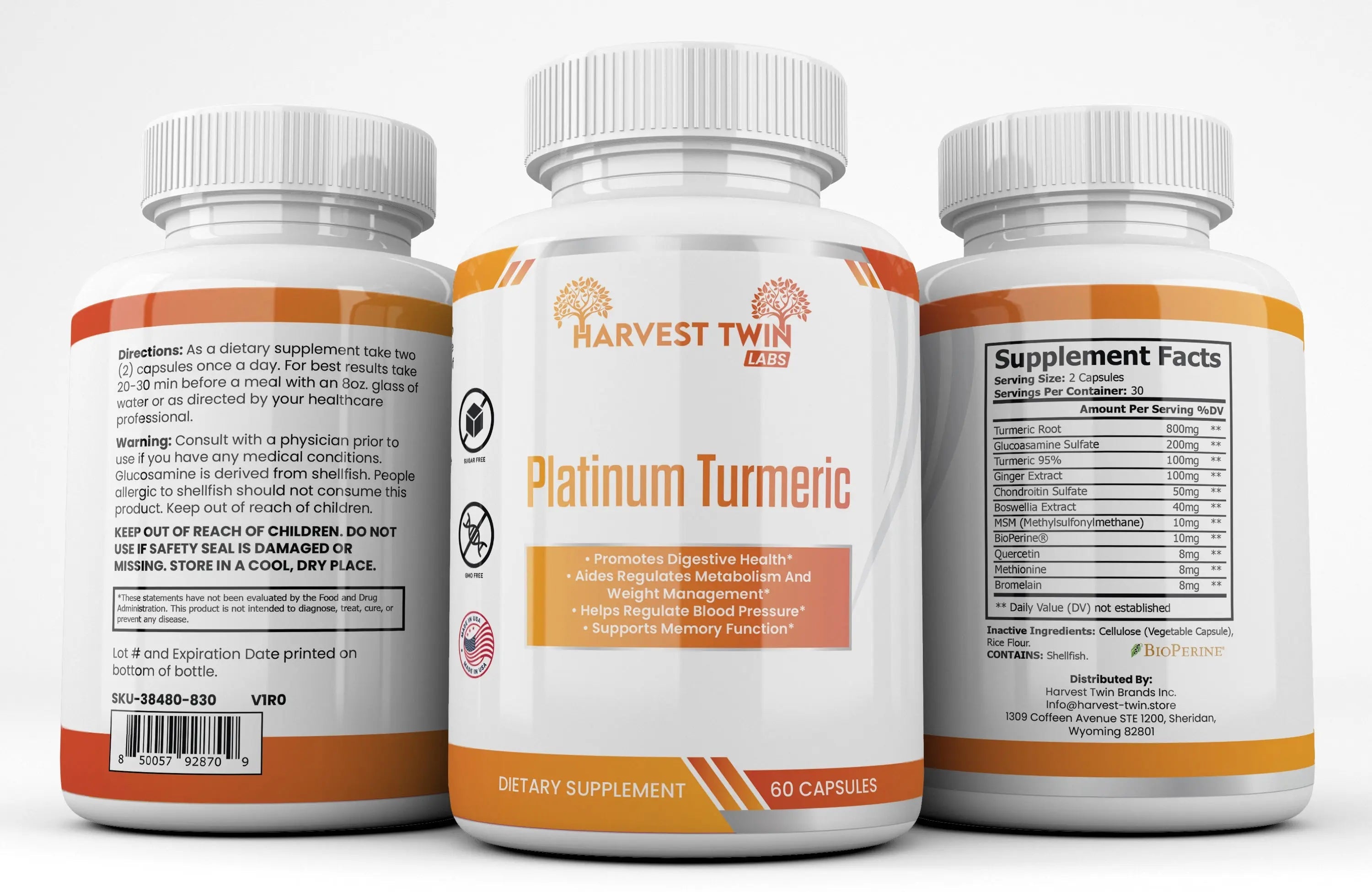 Platinum Turmeric — Daily Capsules