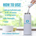 H2O ELECTROLYTES™ - Passion Fruit | Zero Sugar Electrolyte Powder