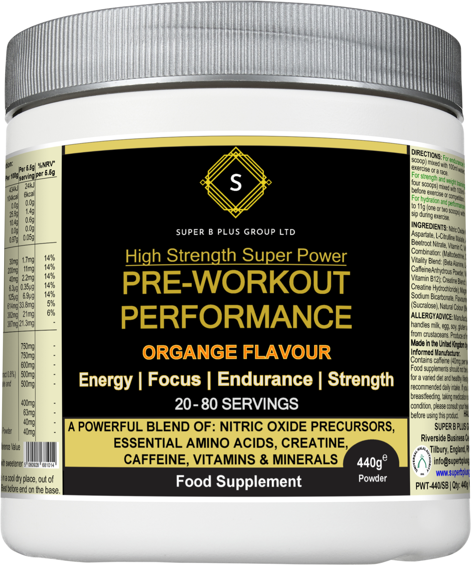 Pre-Workout Performance Powder