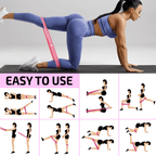 XGear Fitness Fabric Resistance Bands — Set of 3 for Glutes and Hips
