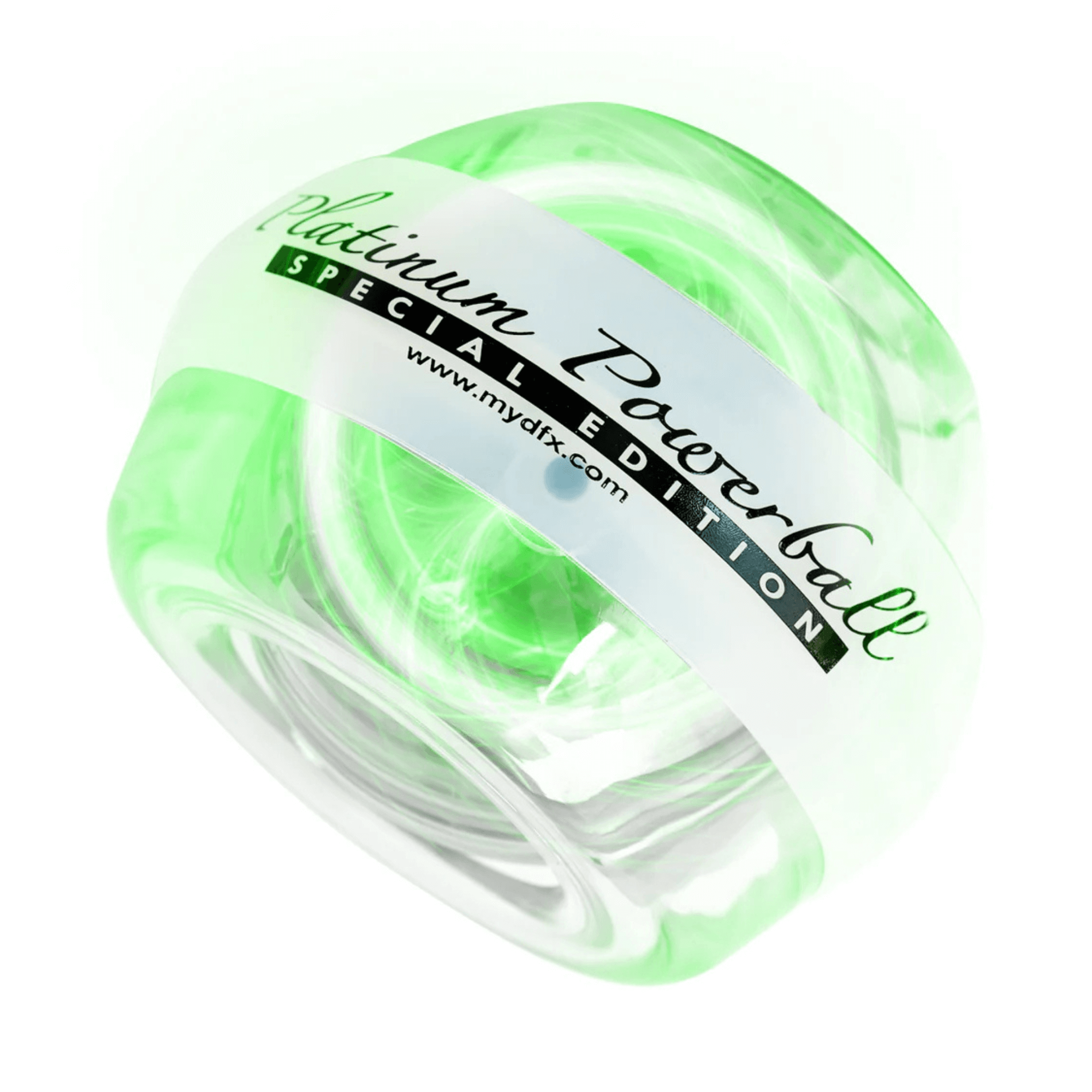 DFX Powerball Platinum — LED Gyroscopic Grip & Forearm Trainer