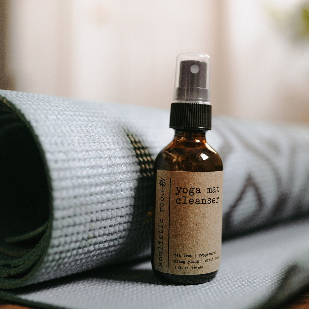 Yoga Mat Cleanser Spray — Peppermint, Tea Tree & Ylang-Ylang